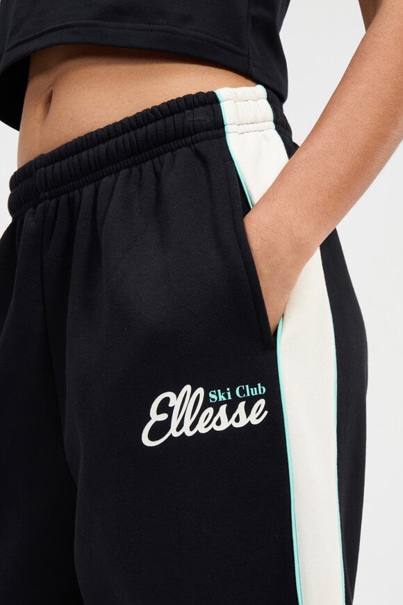 Ferien Wide Leg Sweathose - Black