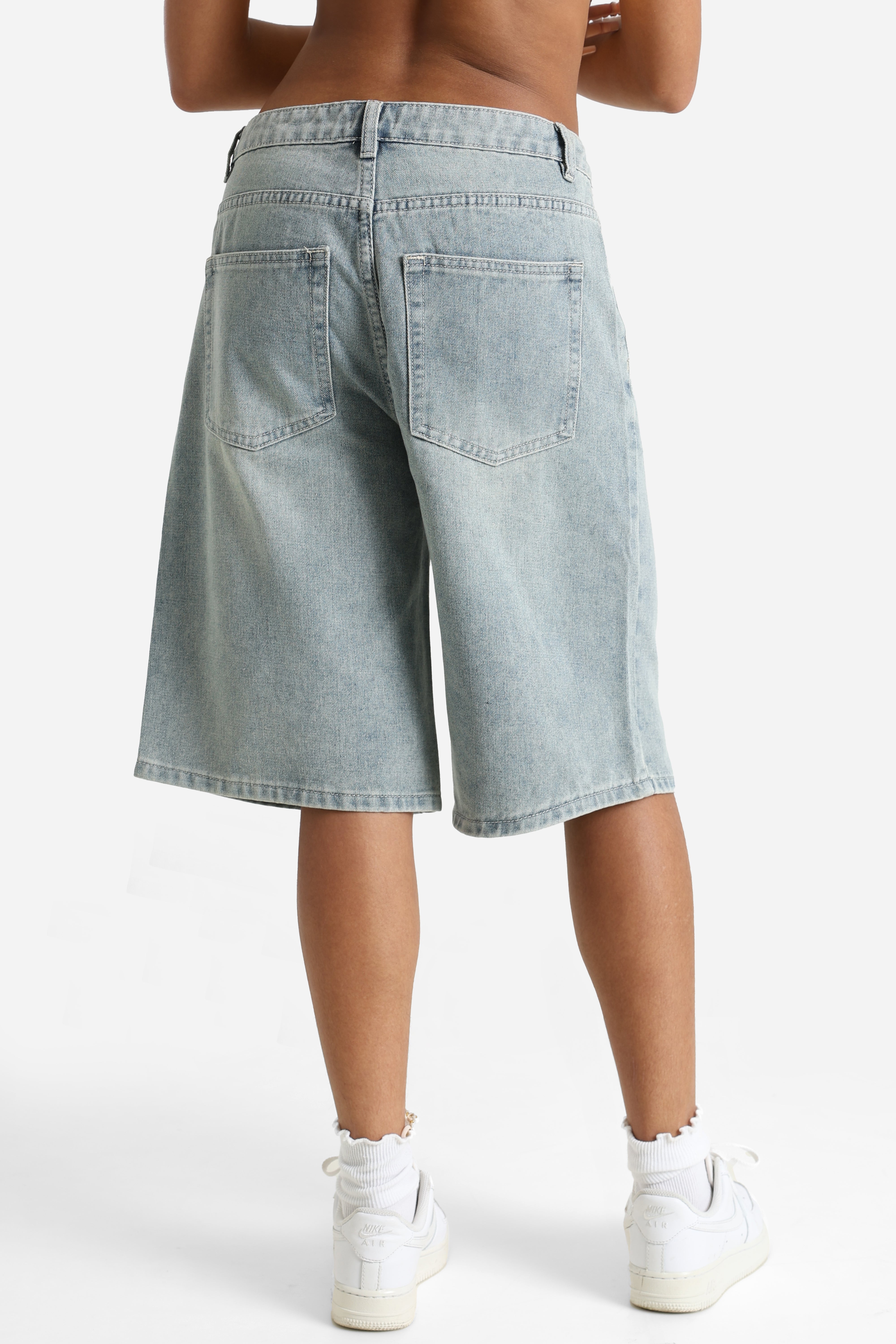 Bermuda en jean - Bleu clair denim