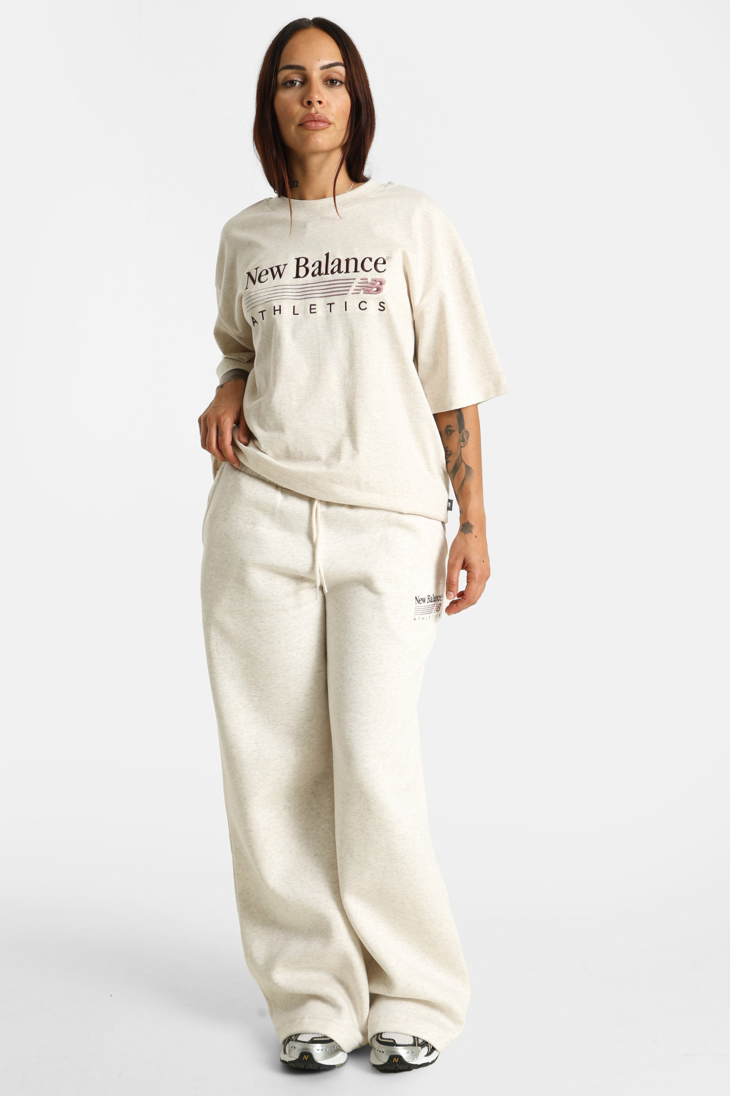Loose-fitting T-Shirt - Linen Heather