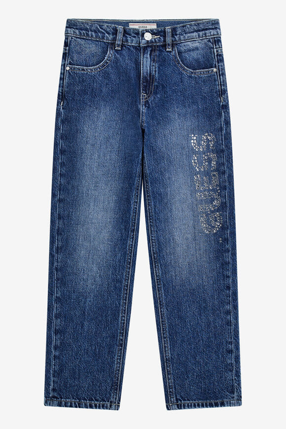 Straight fit jeans - Blue denim