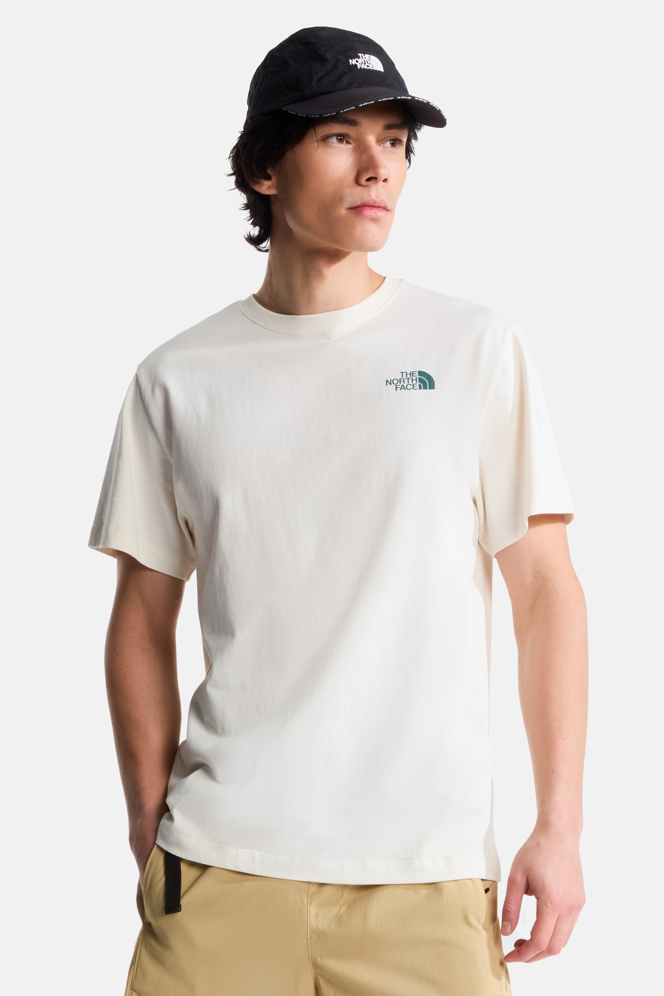 Retro Earth t-shirt - White Dune