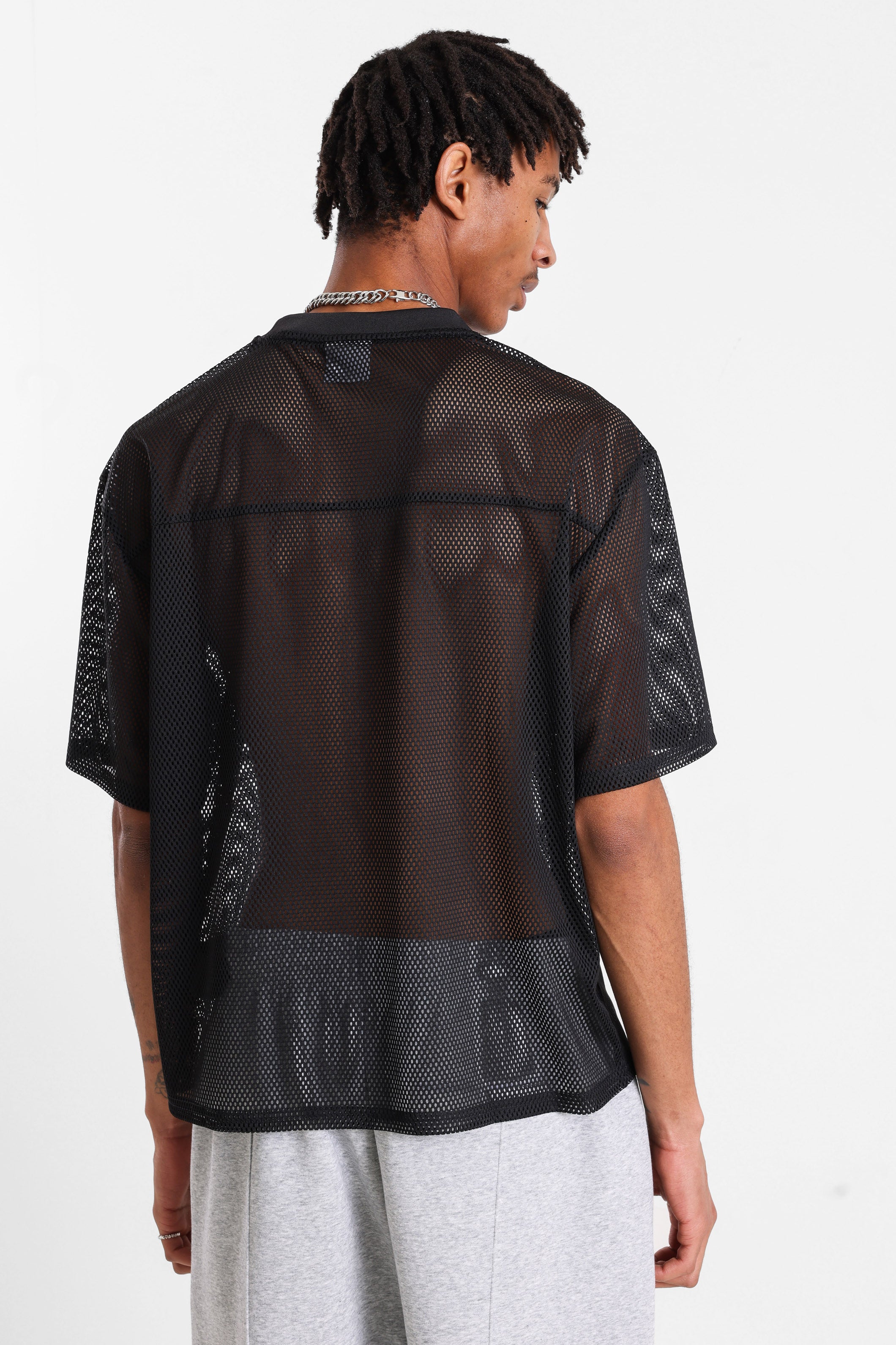 T-Shirt en mesh - Black