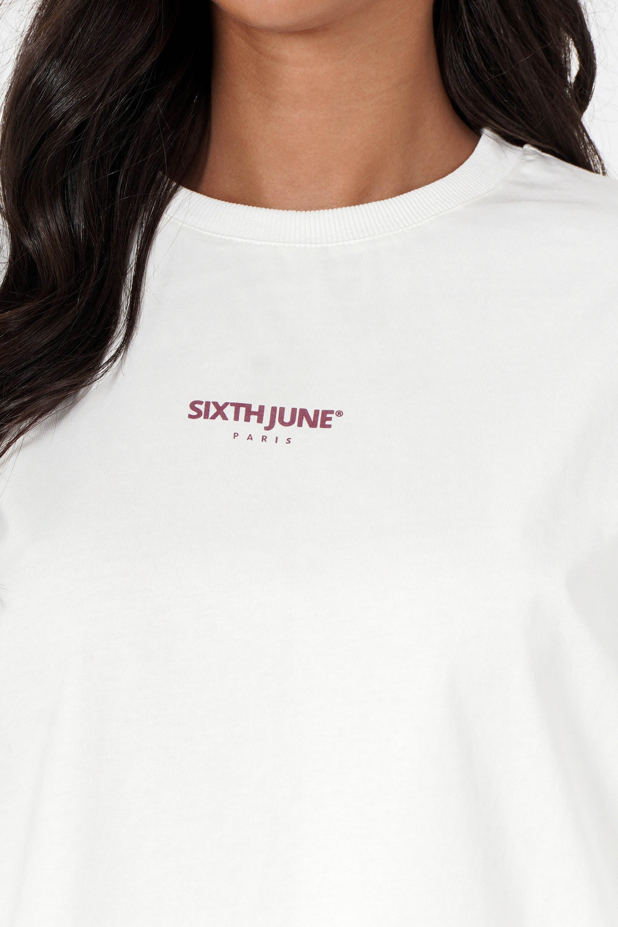 Persian Rubber Oversize T-Shirt - Offwhite