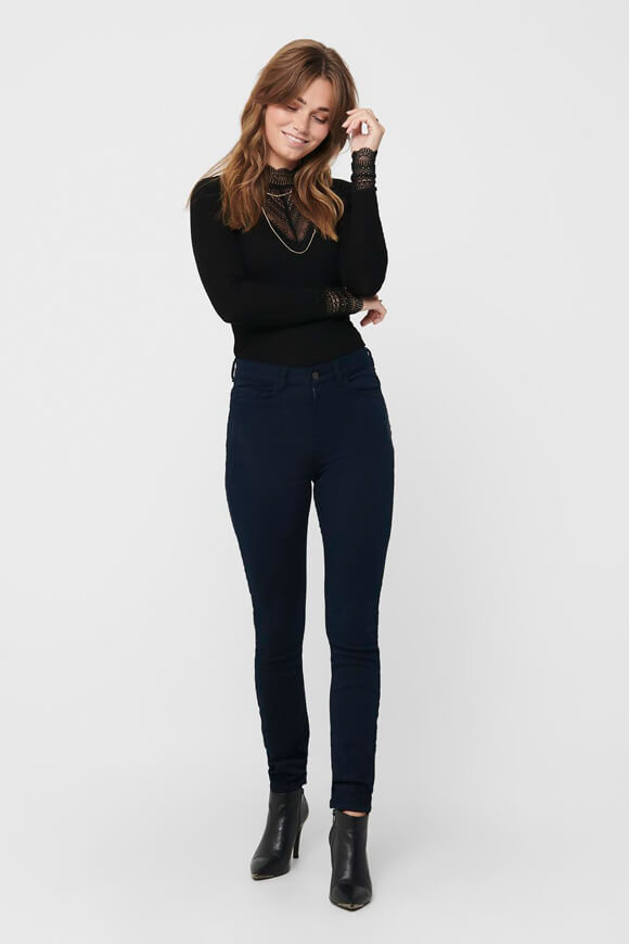 Tilde ribbed long sleeve shirt - Black