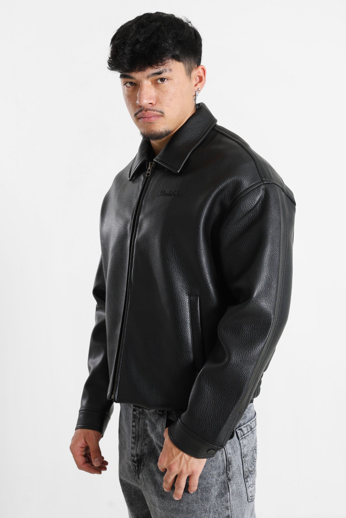 Giacca in ecopelle - Black