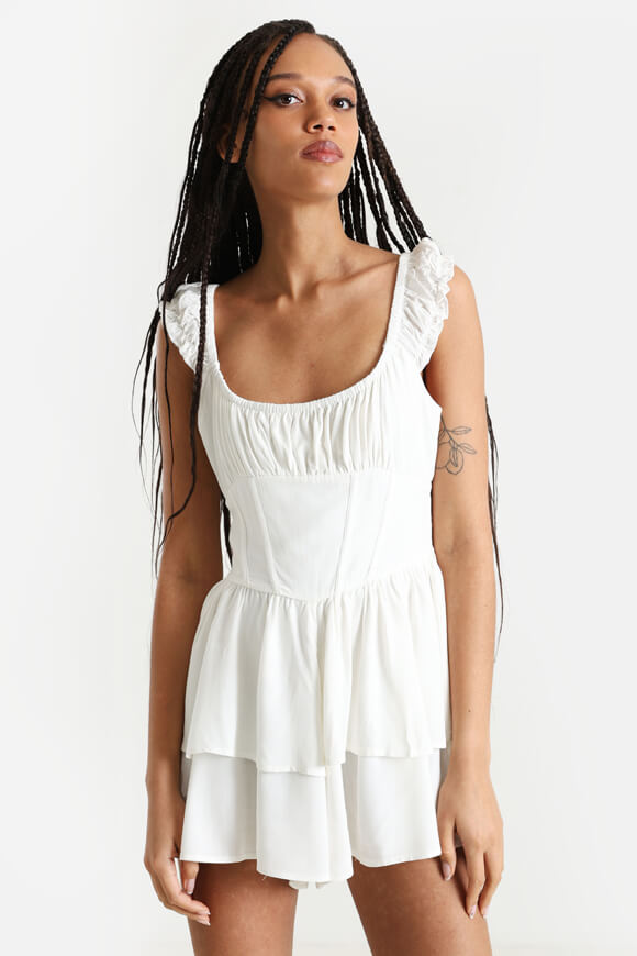 Short jumpsuit - Ecru