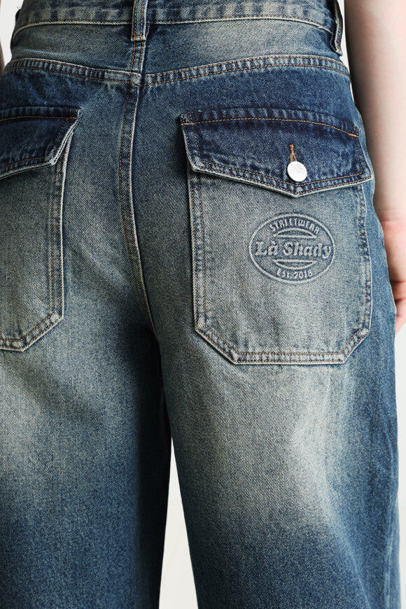 Super baggy fit jeans - blue used