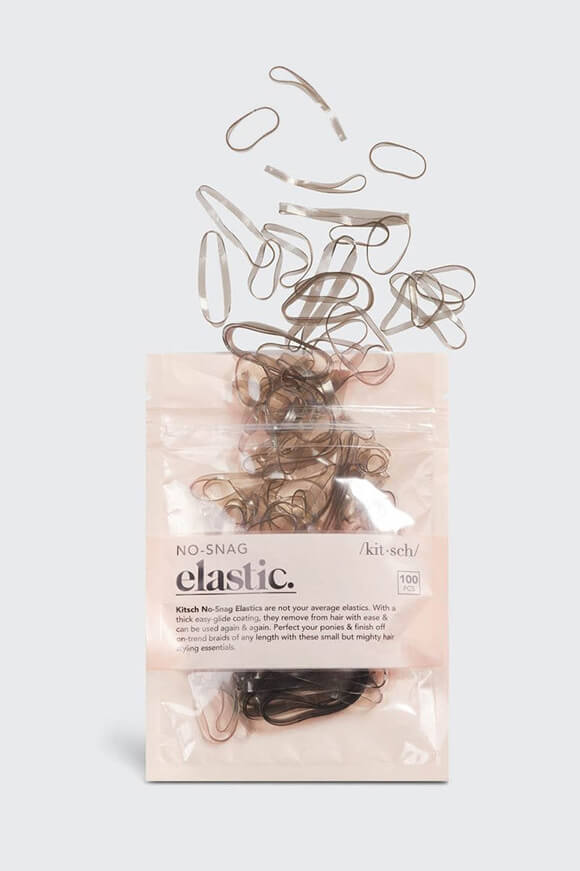 Set d'élastiques à cheveux - Noir