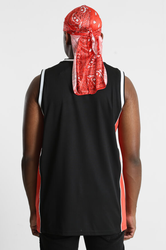 Loose mesh tank top - Black