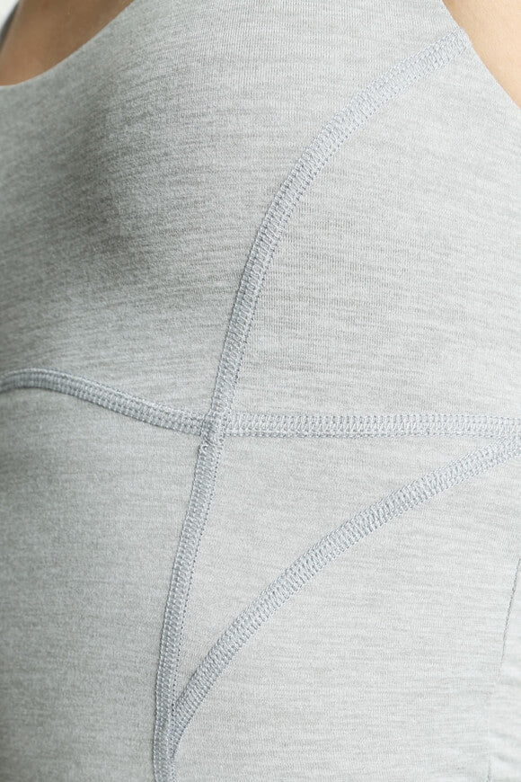 Crop top - light gray mottled