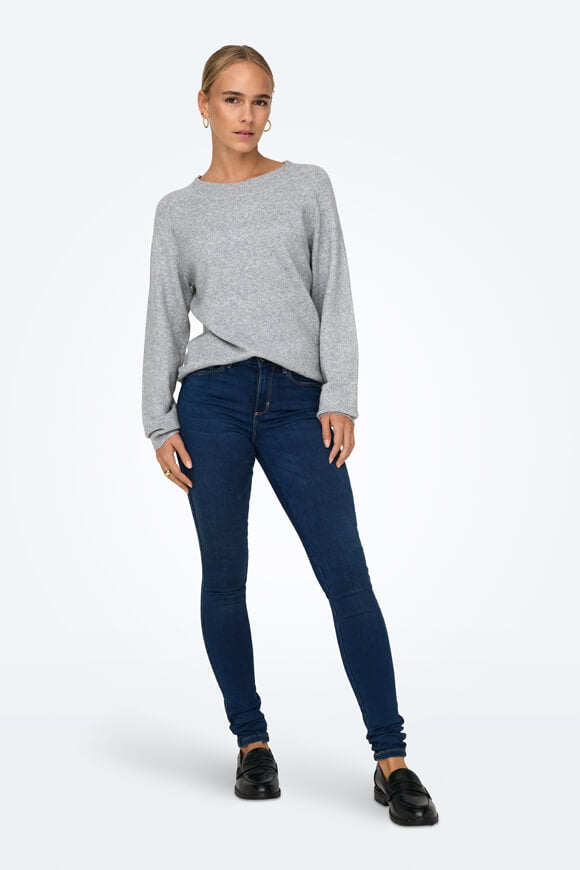ONLRICA maglione in maglia sottile - Light Grey Melange