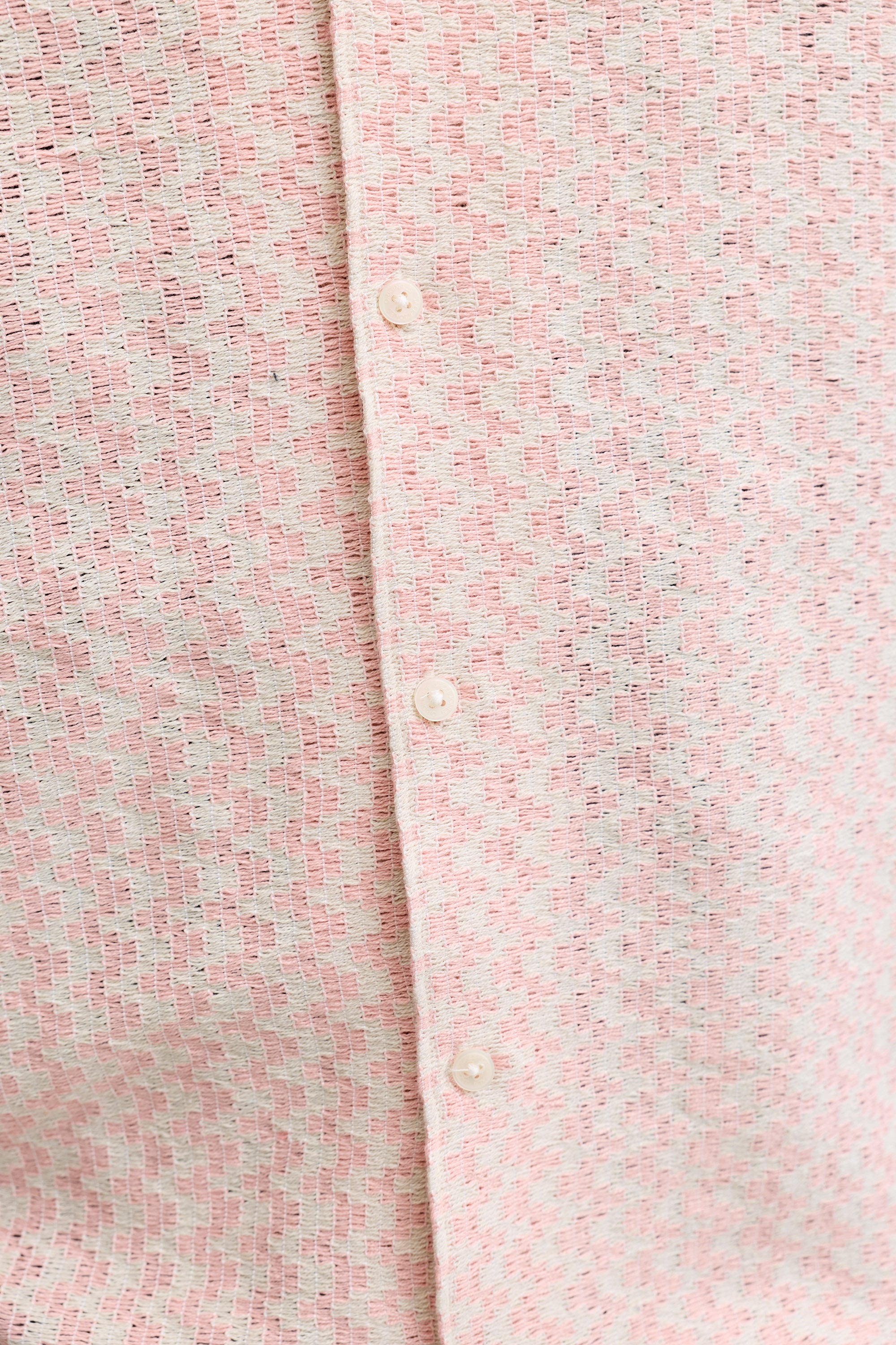 JORMONTAUK shirt in structured fabric - Peach Melba