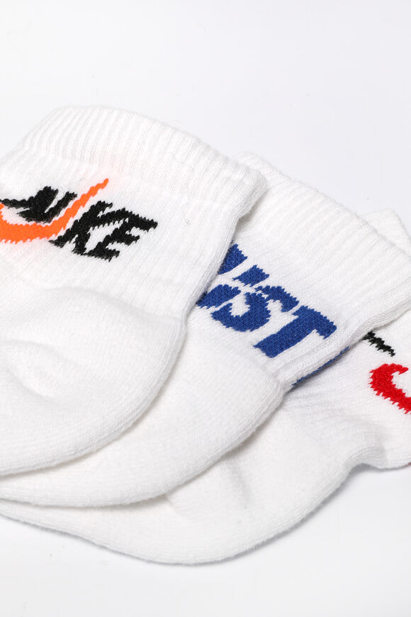 Lot de trois chaussettes - Blanc