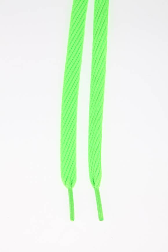 Lacets plats - Vert fluo