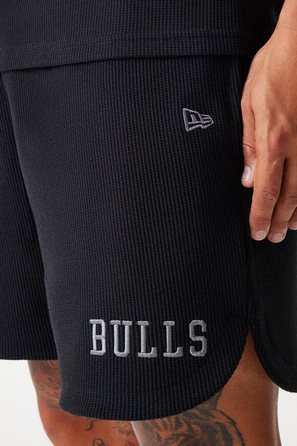 Shorts with waffle structure - Black