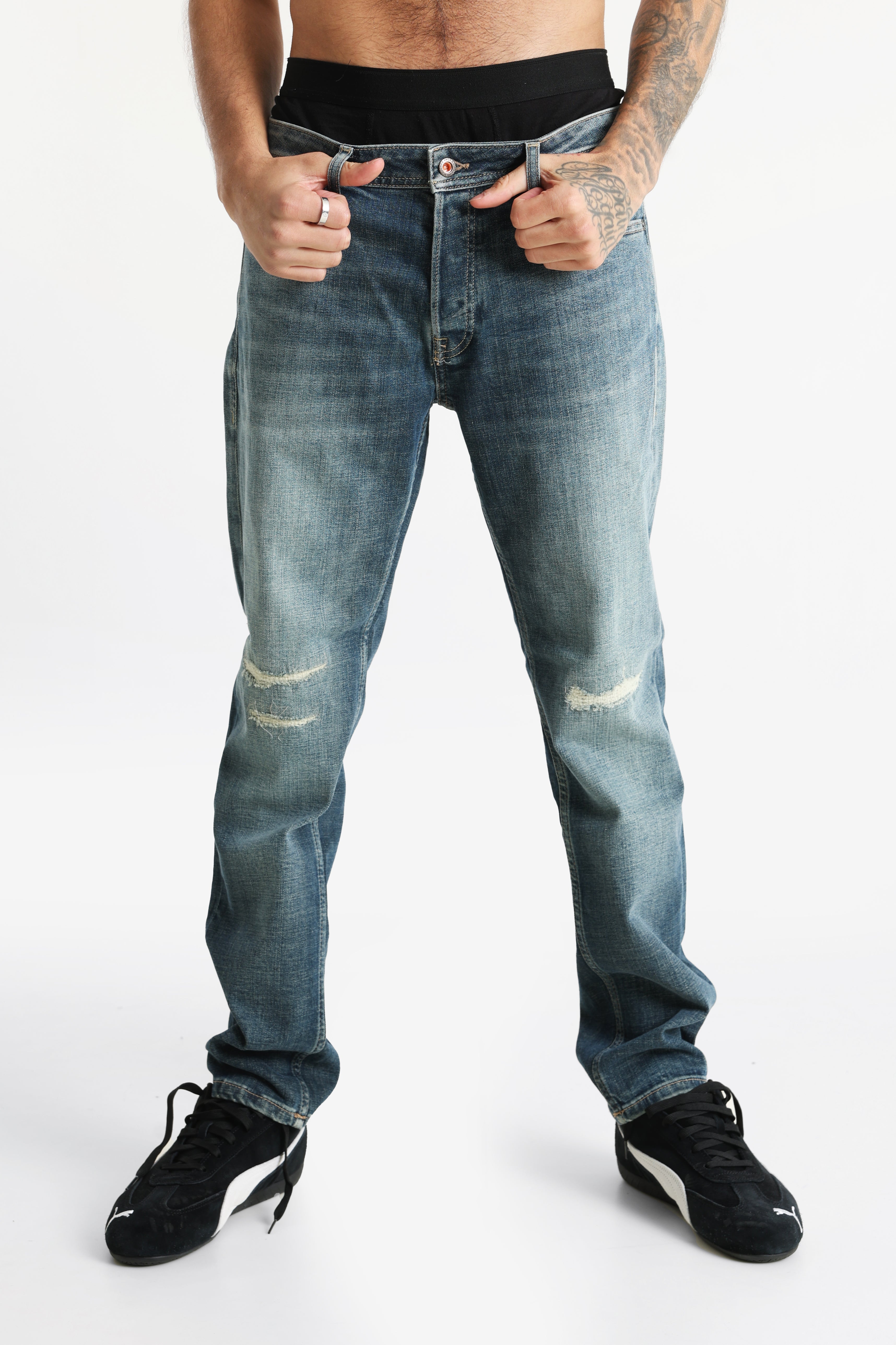 Regular Fit Jeans L32 - Blue Denim