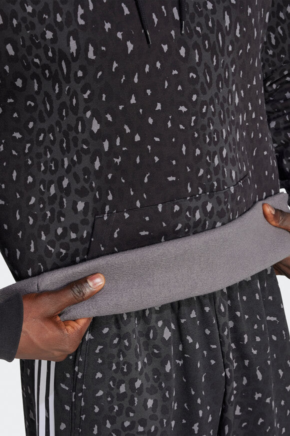 Felpa con cappuccio - Nero