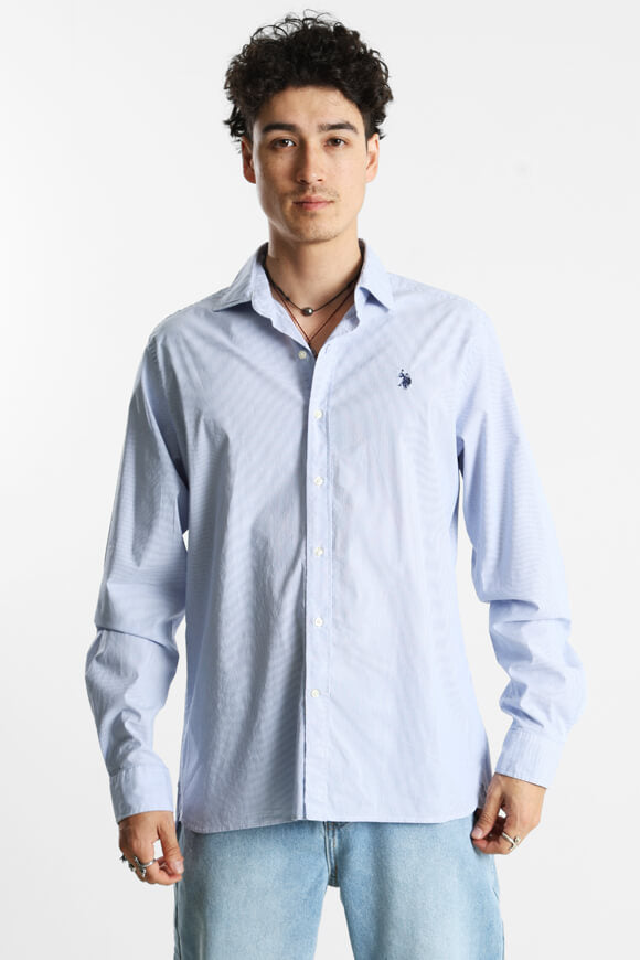 Zed shirt - Light Blue + White