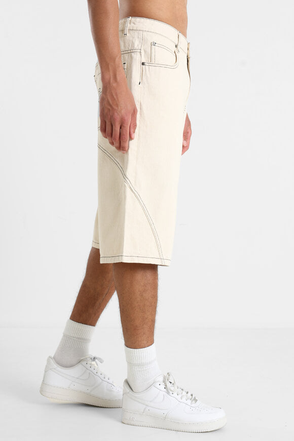 Bermuda en jean - Crème