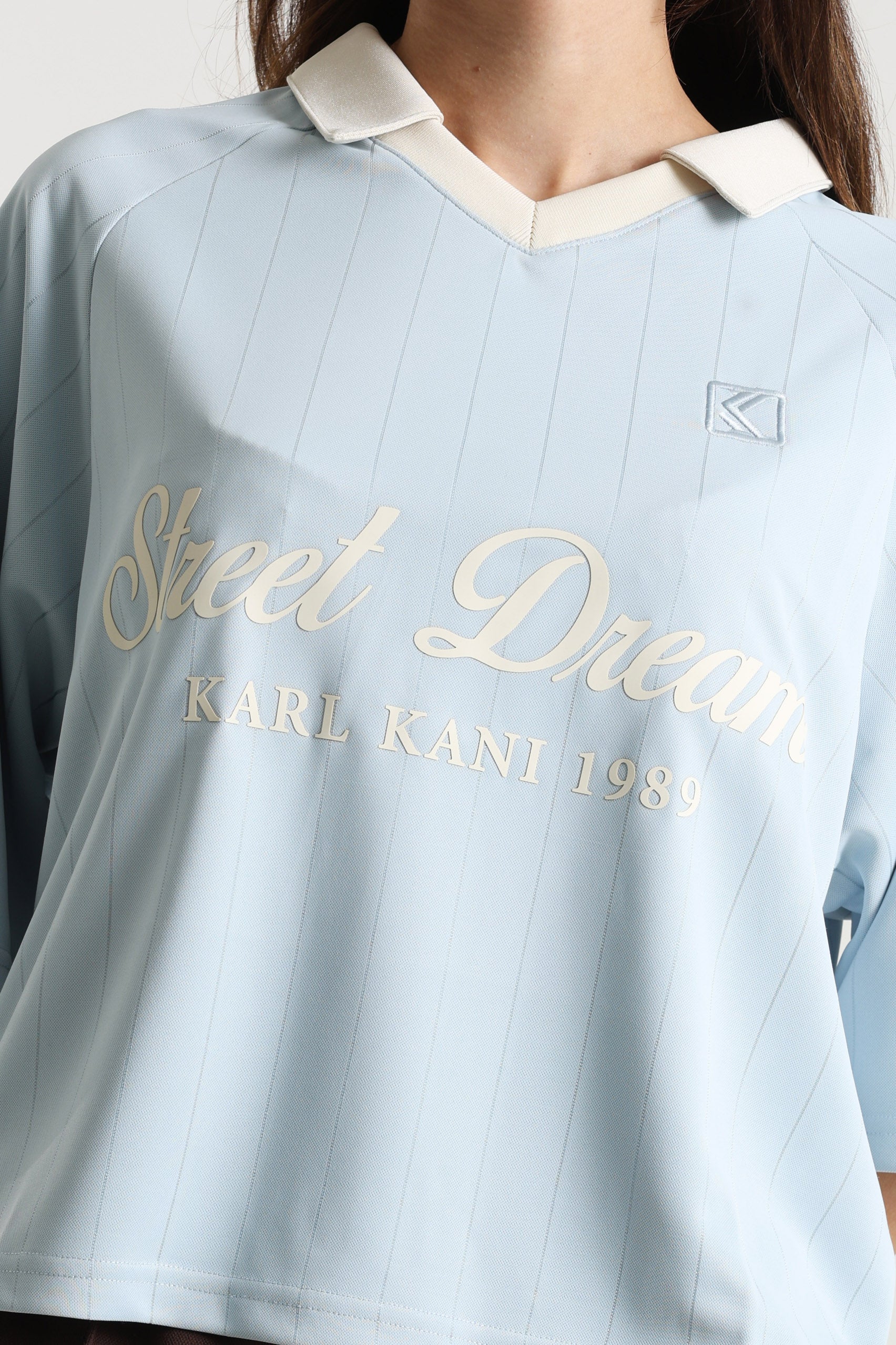 OG Shadow Soccer Jersey T-Shirt - Light Blue