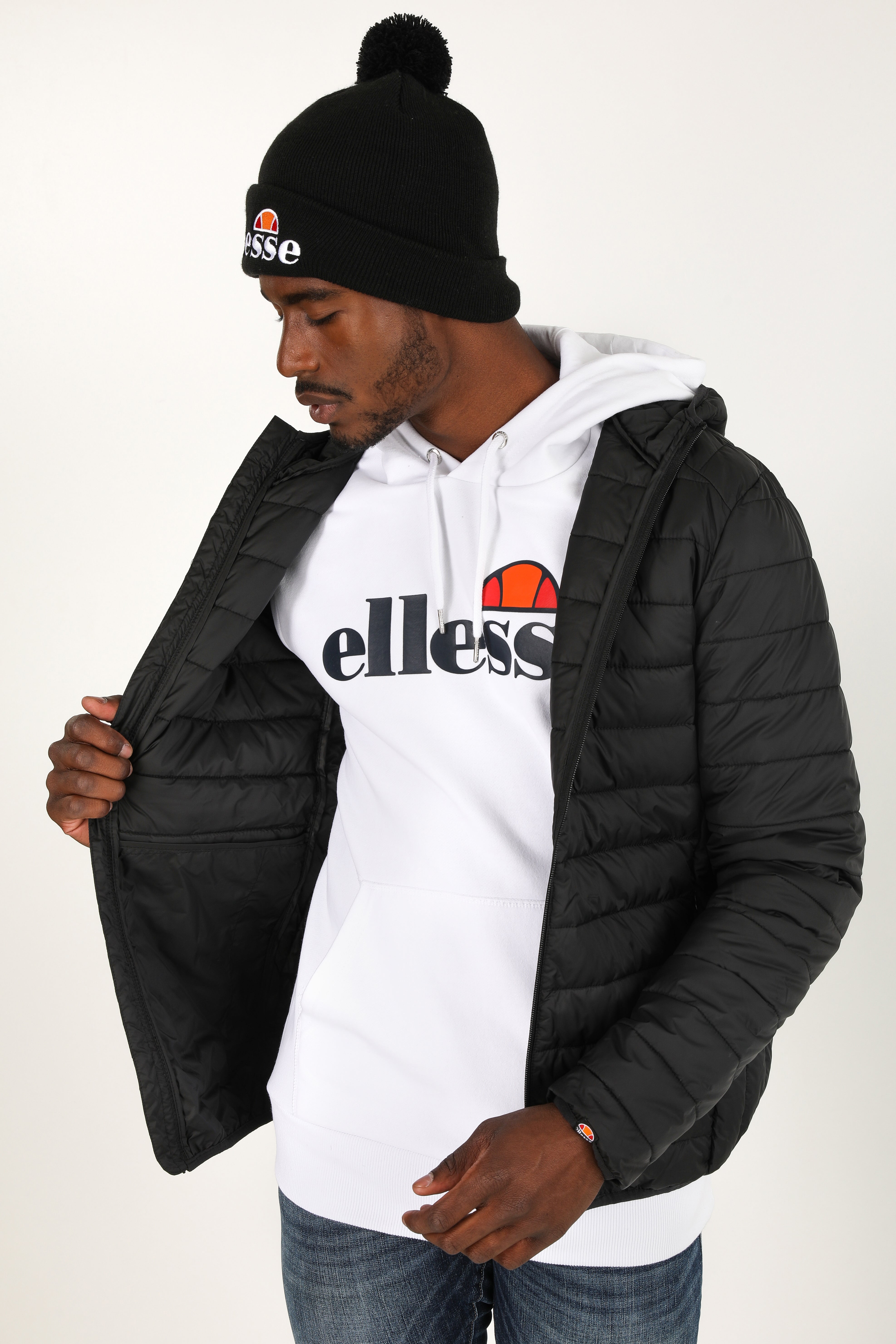 Lightweight quilted jacket - Black