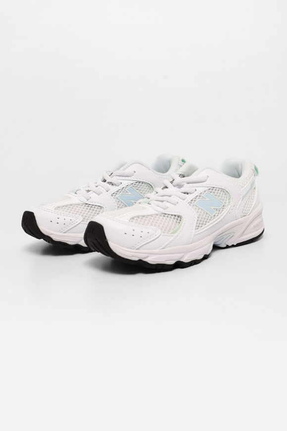 P 530 Seasonal Kids Sneaker - White + Light Green
