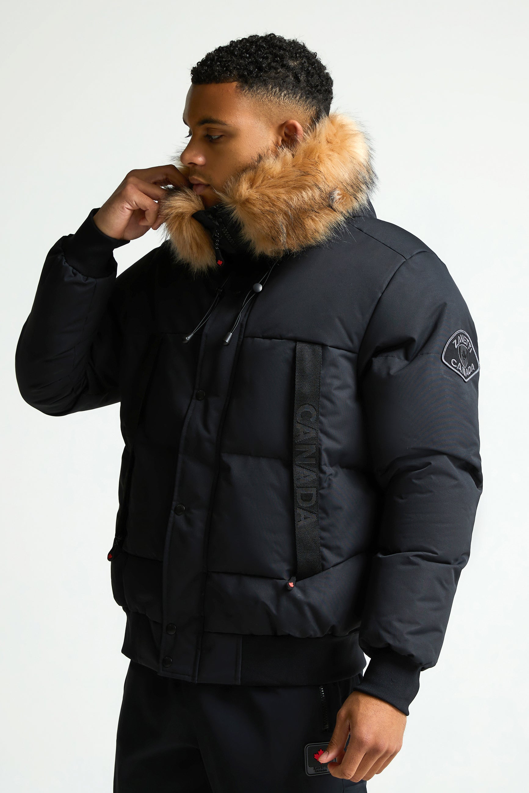 Aylmer veste bomber matelassée - Jet Black