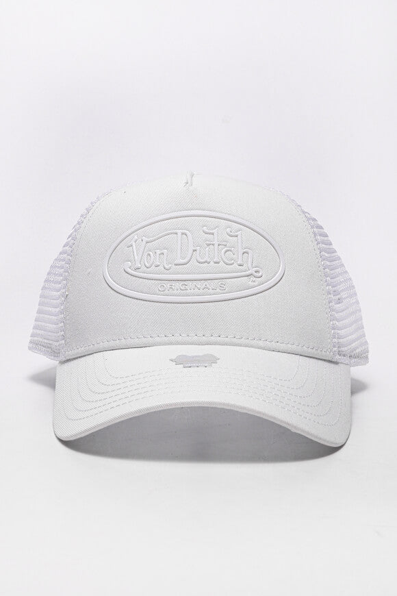 Boston casquette trucker / snapback - Offwhite + White