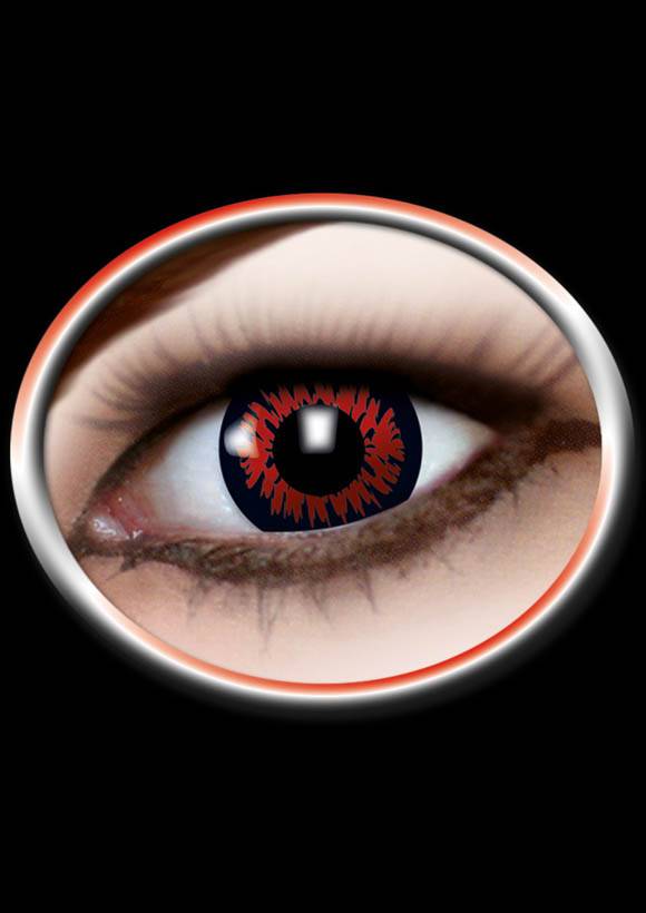 Lentilles de couleur - Rouge Wolf