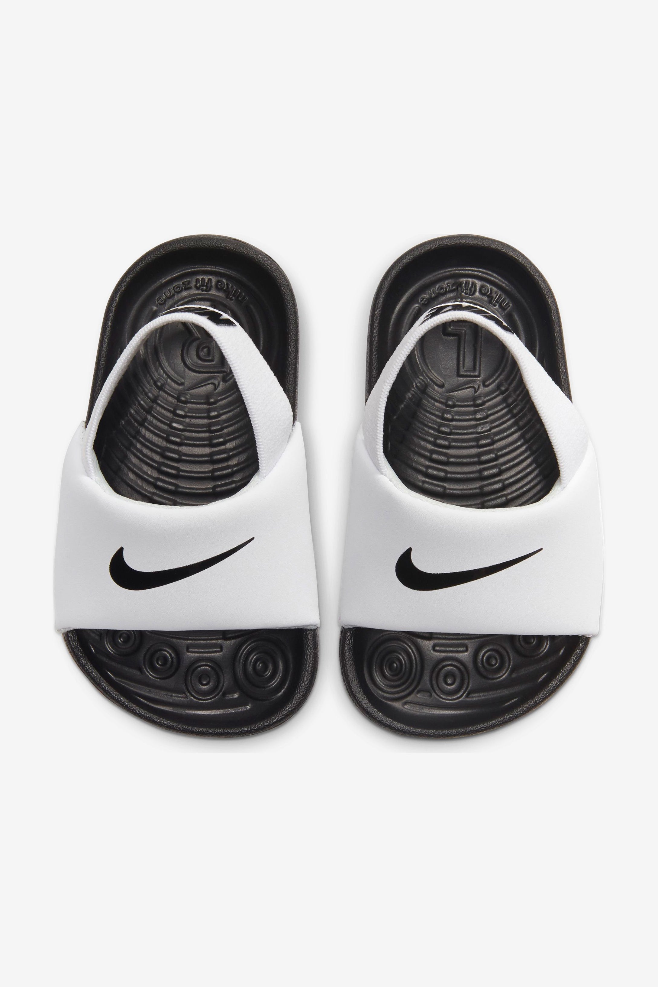 Kawa Baby Sandalen - White + Black