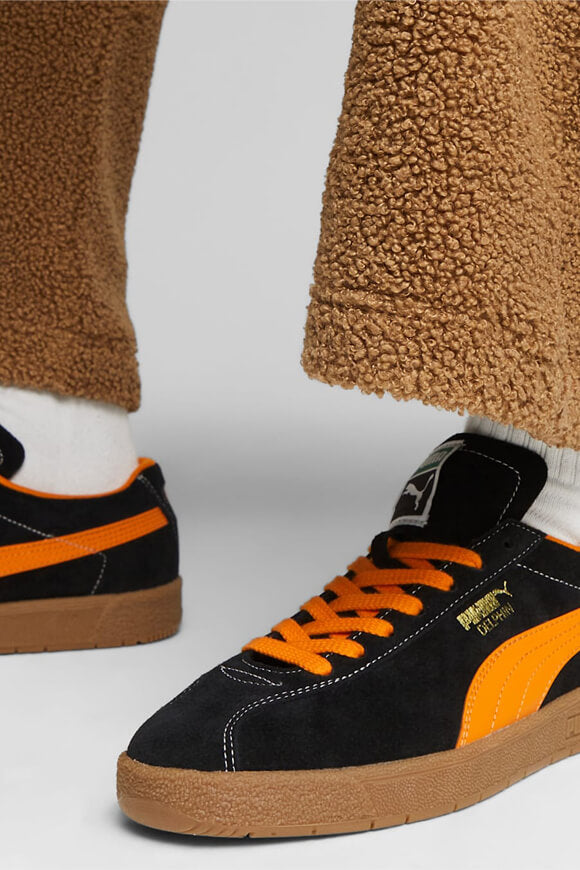 Delphin Sneaker - Black + Pumpkin Pie