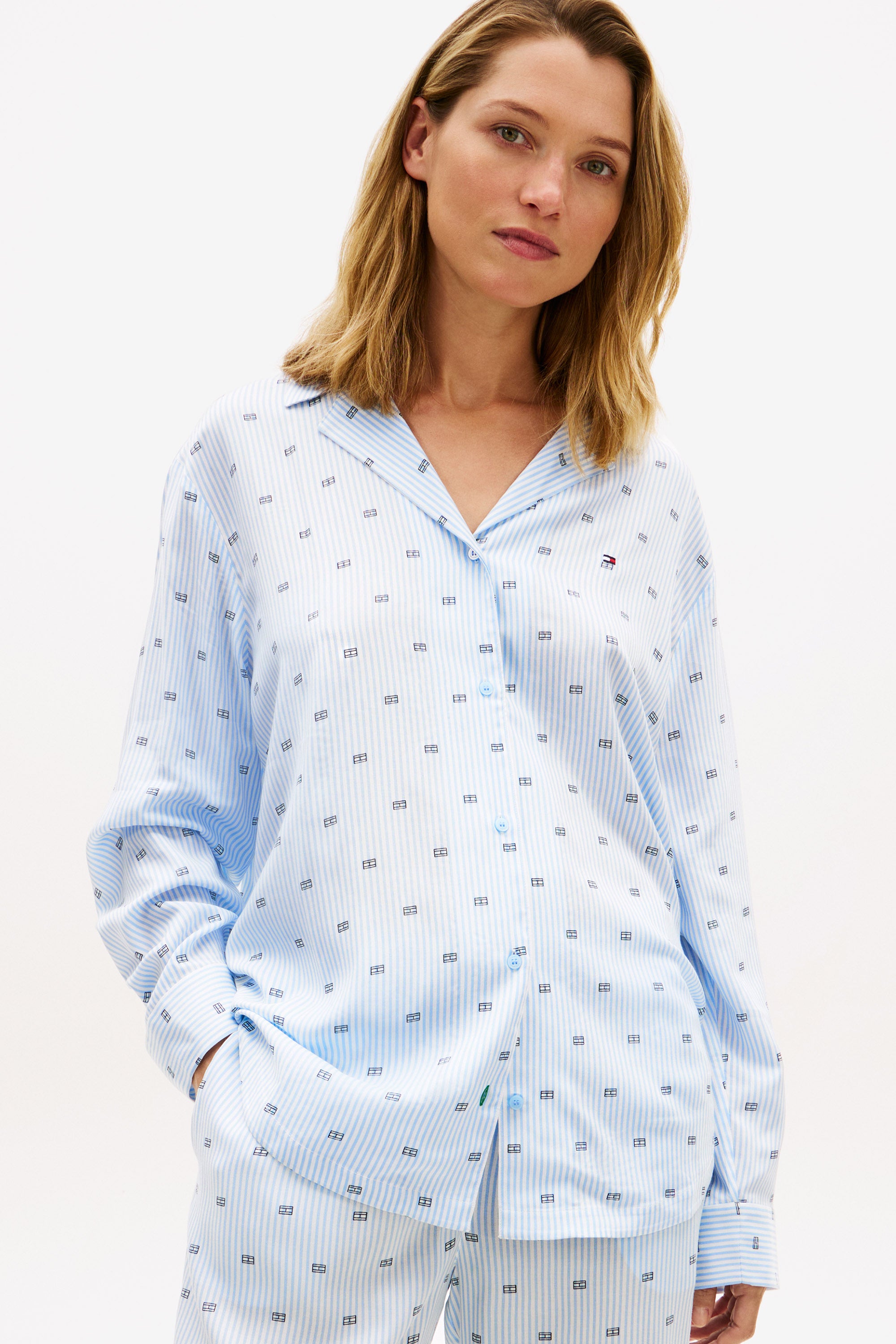 Pyjama-Oberteil - Vessel Blue