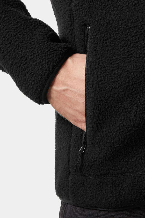 Panorama Pile fleece jacket - Black