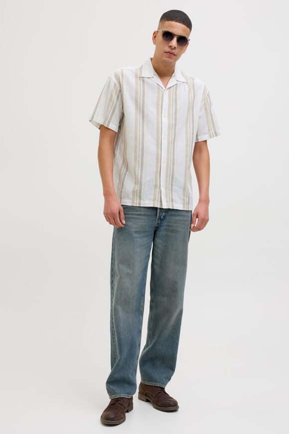 JPRCCSUMMER Oversize Leinenhemd - Travertine