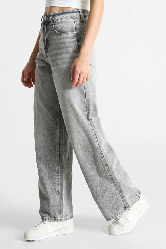 Jeans baggy - Denim gris