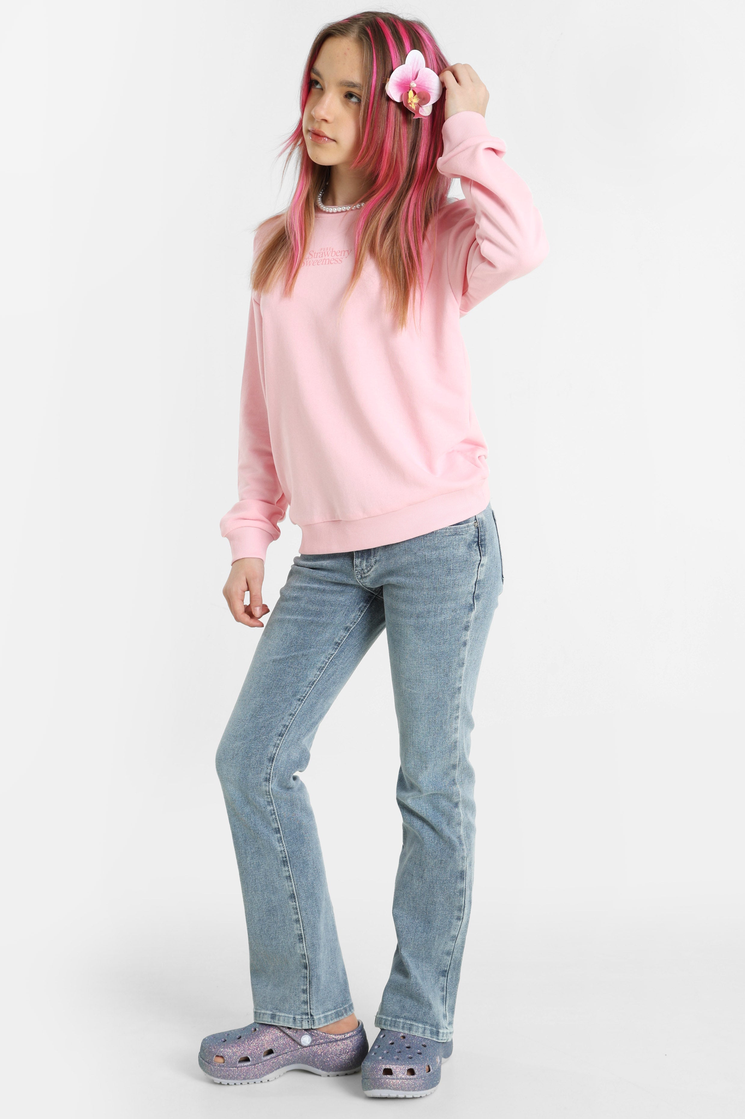 KOGPHILEA Sweatshirt - Romance Rose