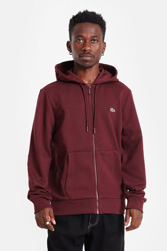 Kapuzensweatjacke - Bordeaux