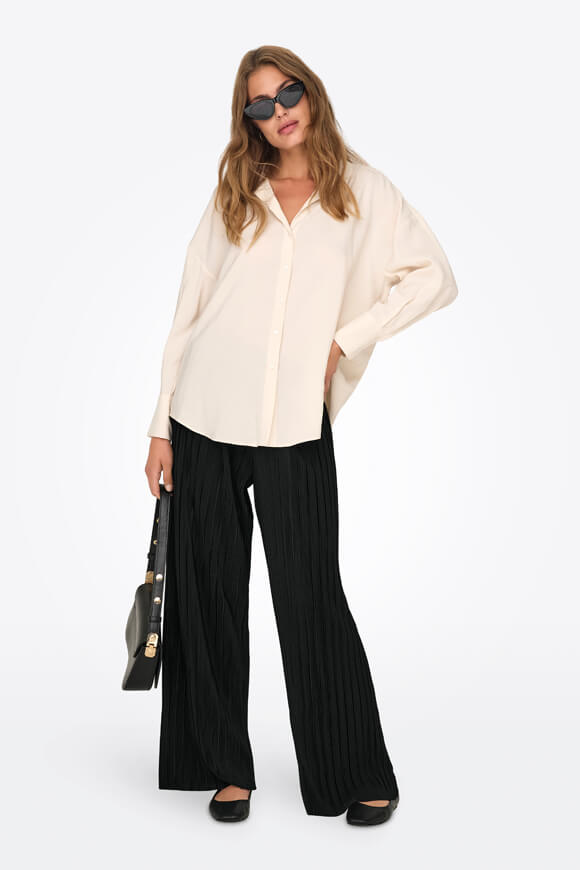 Ravenna pleated pants - Black