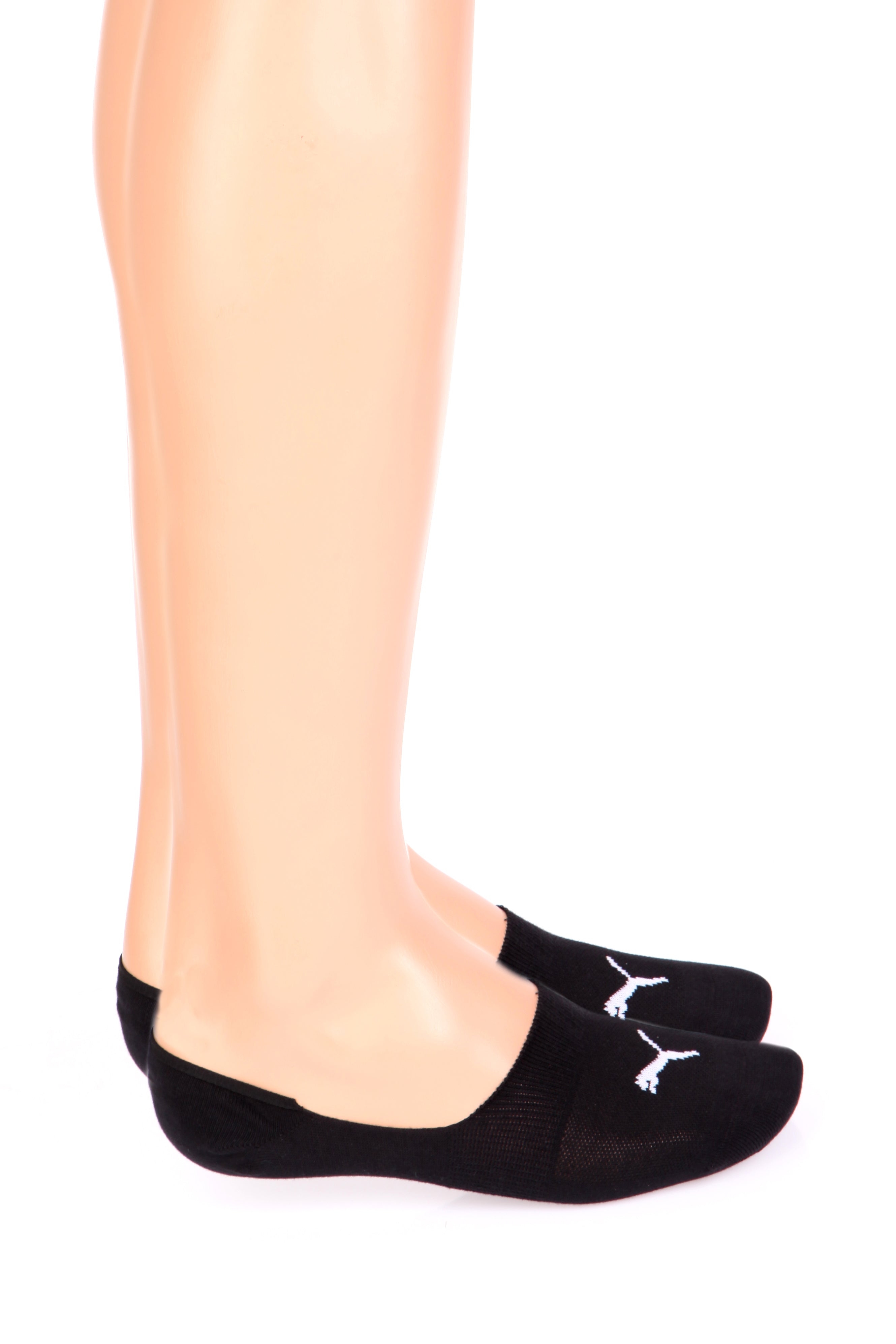 Lot de deux chaussons - noir + blanc