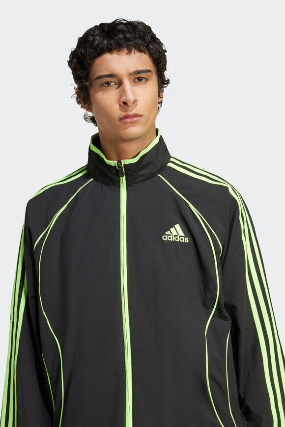 Adicolor Teamgeist Trainingsjacke - Black + Signal Green