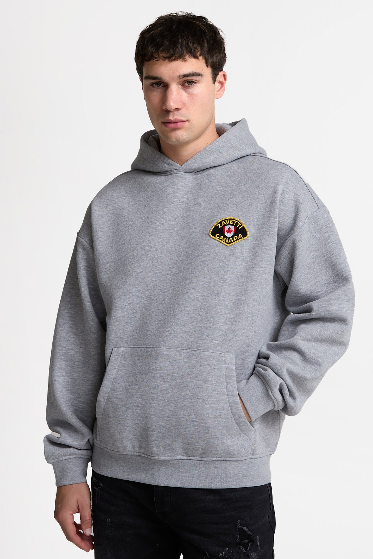 Verglas Compatto Kapuzensweatshirt - Grey Marl