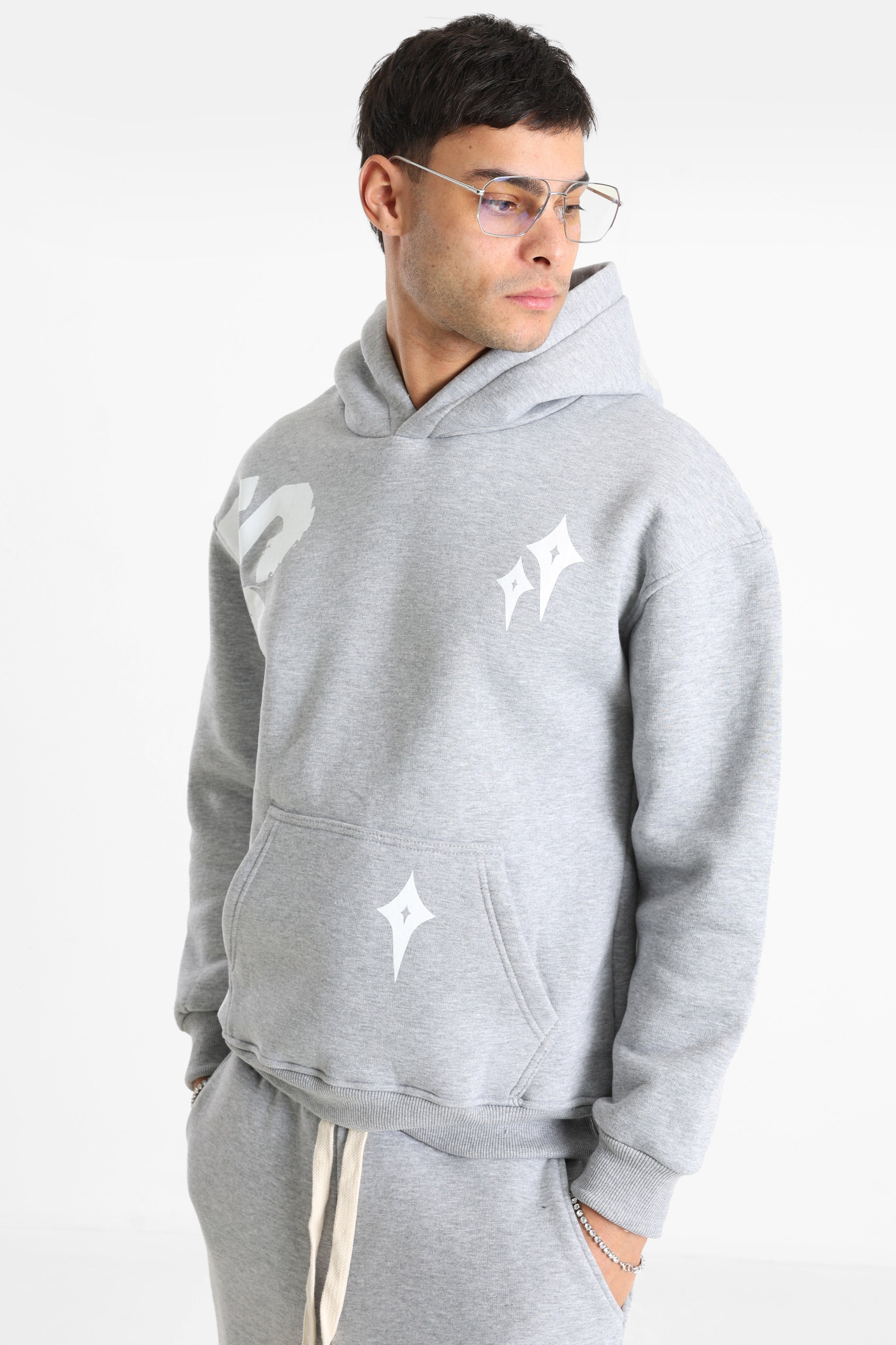 Kapuzensweatshirt - Grey