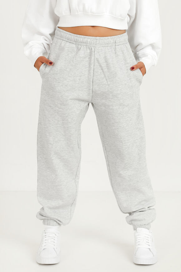 Pantalon sweat - Gris chiné