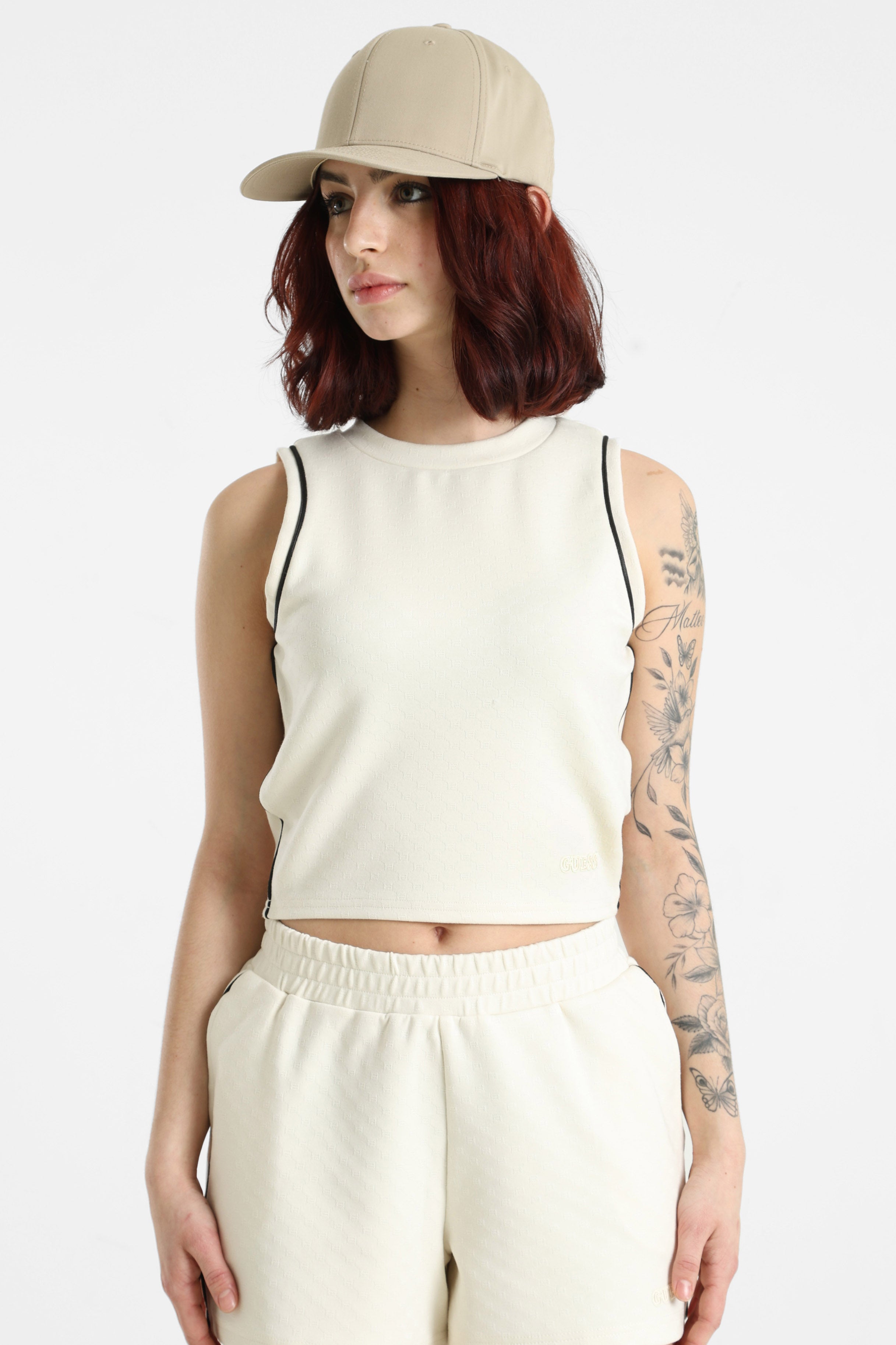 Crop Tanktop - Pearl White