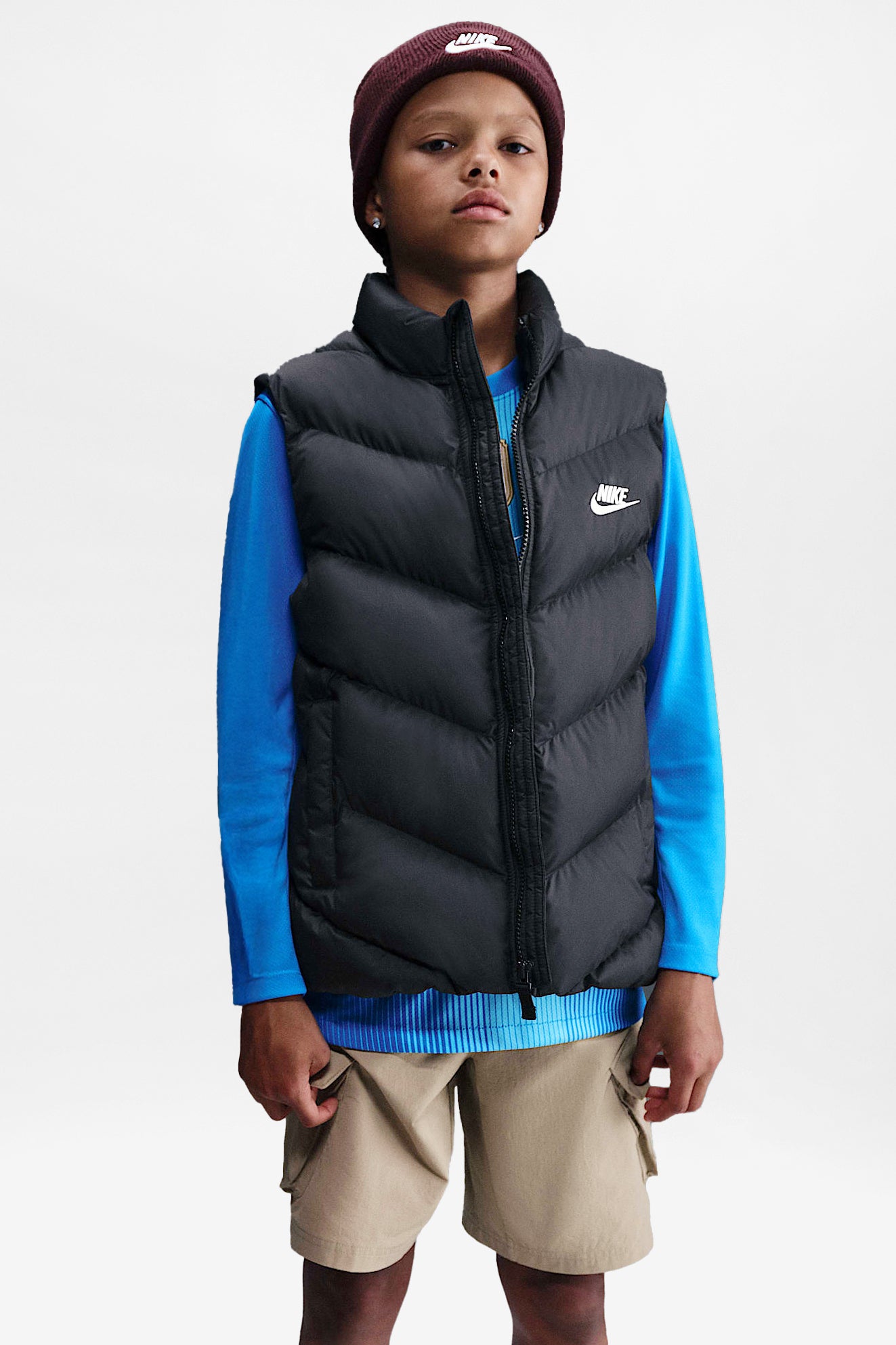 Quilted vest - Black