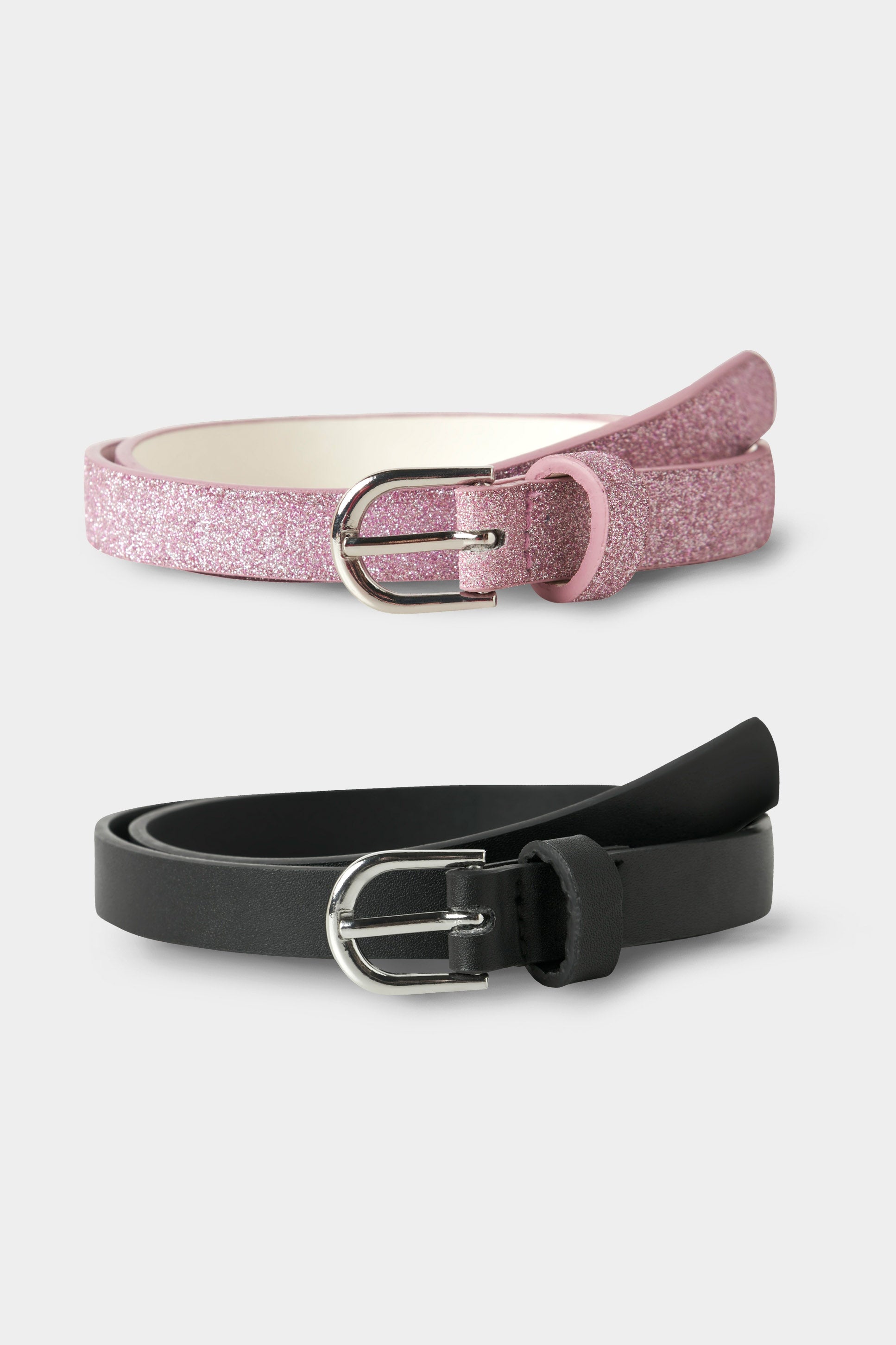 NKFRAFI Doppelpack Gürtel - Pirouette + Black