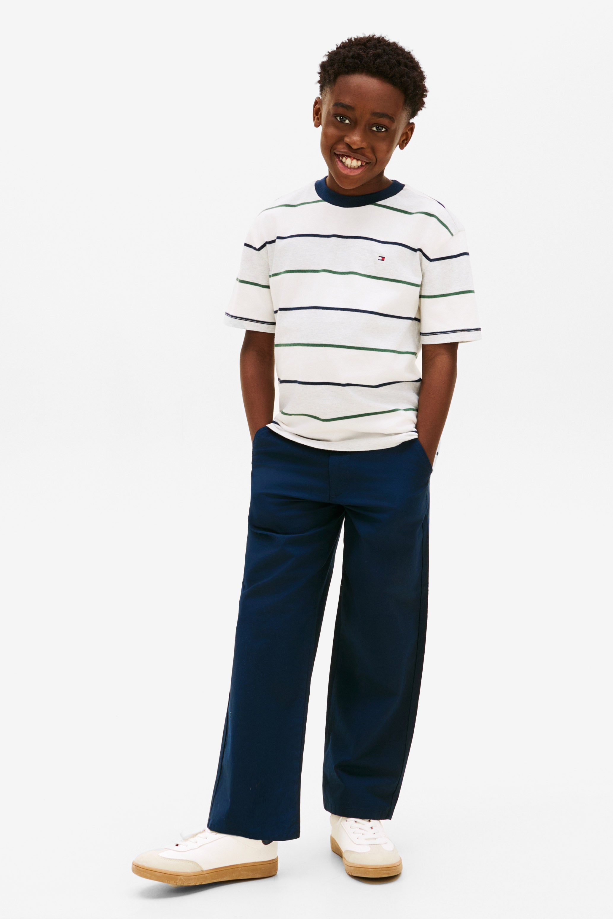 Rugby T-Shirt - Light Grey Heather + Offwhite