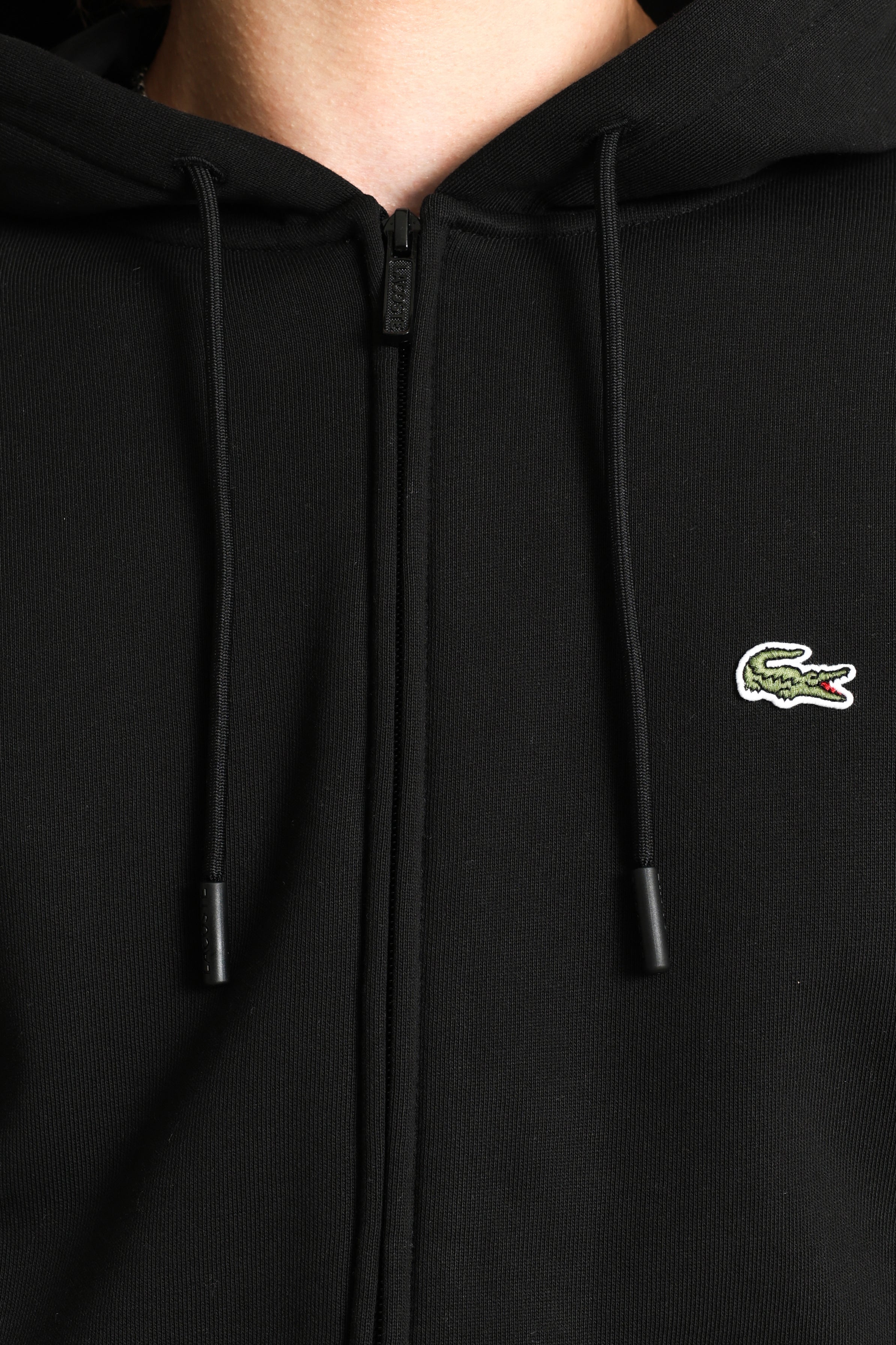 Kapuzensweatjacke - Black