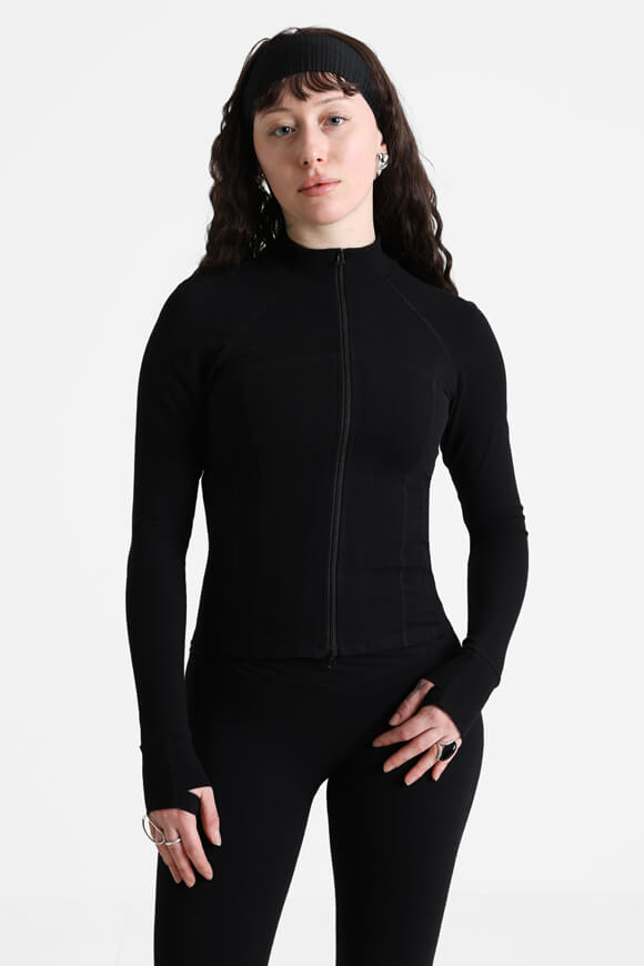 Sweatjacke - Schwarz