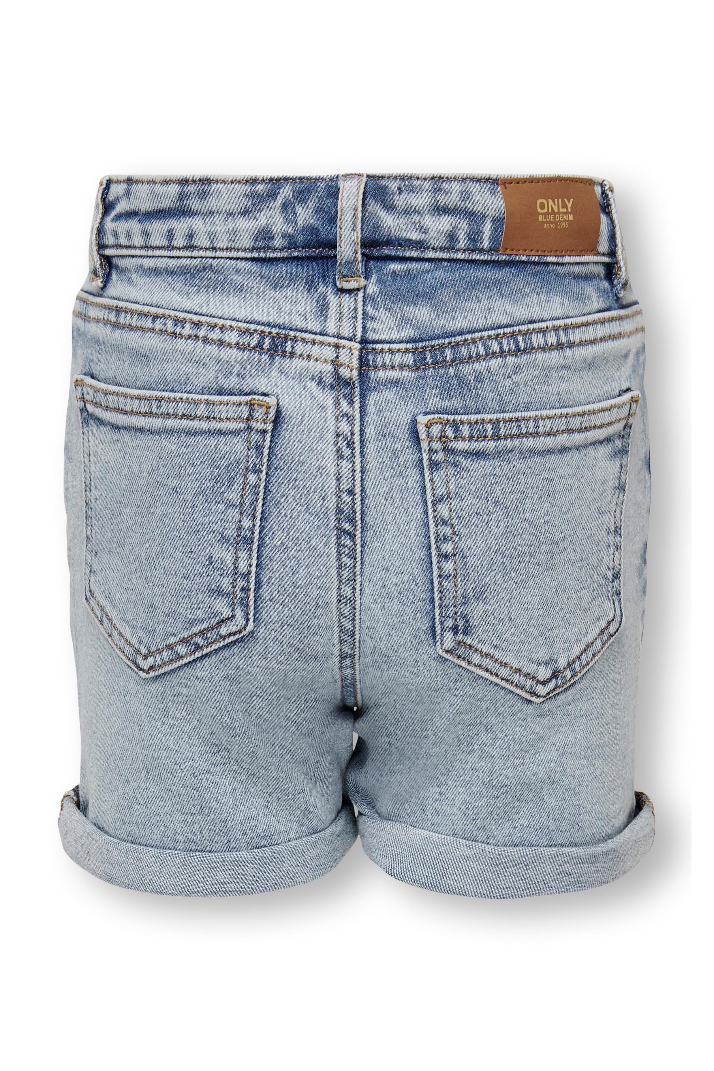 Short in denim KOGPHINE - Light Blue Denim